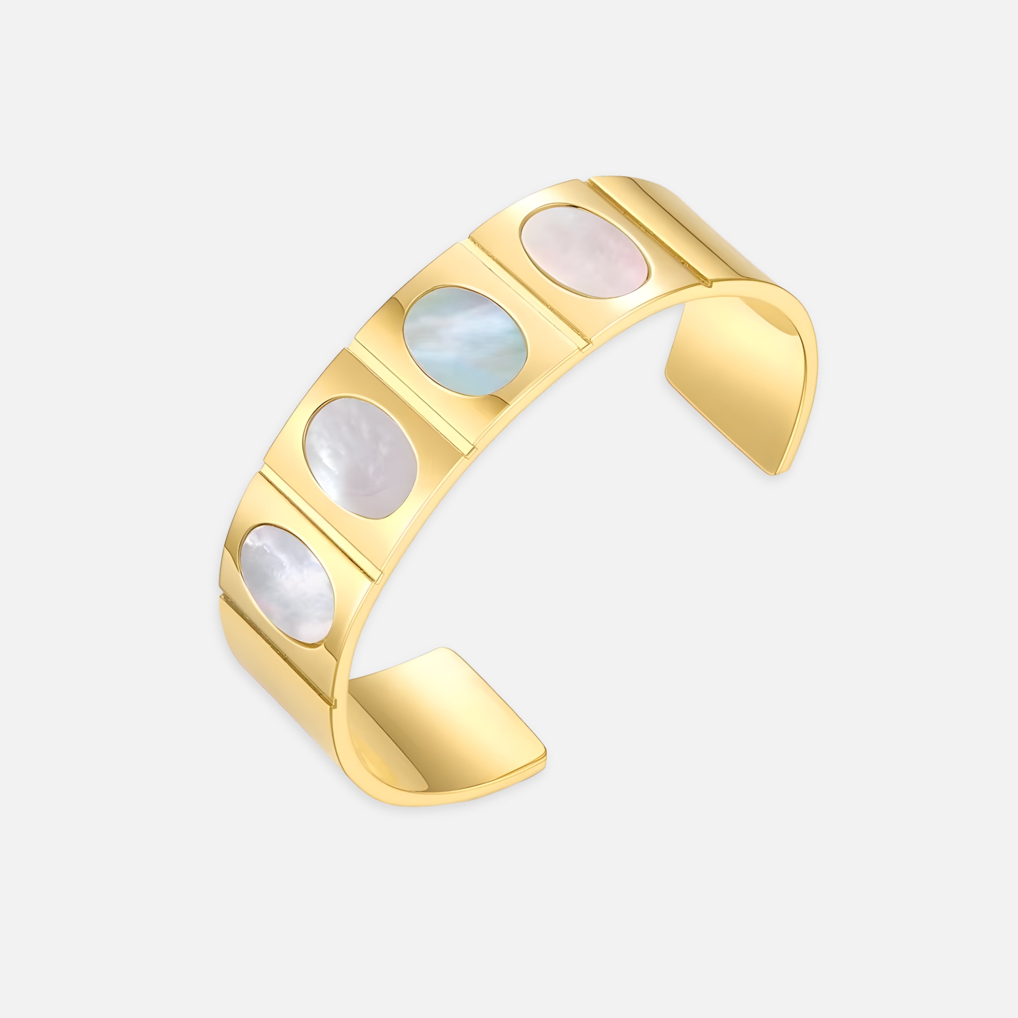 Azure Mother of Pearl Cuff
