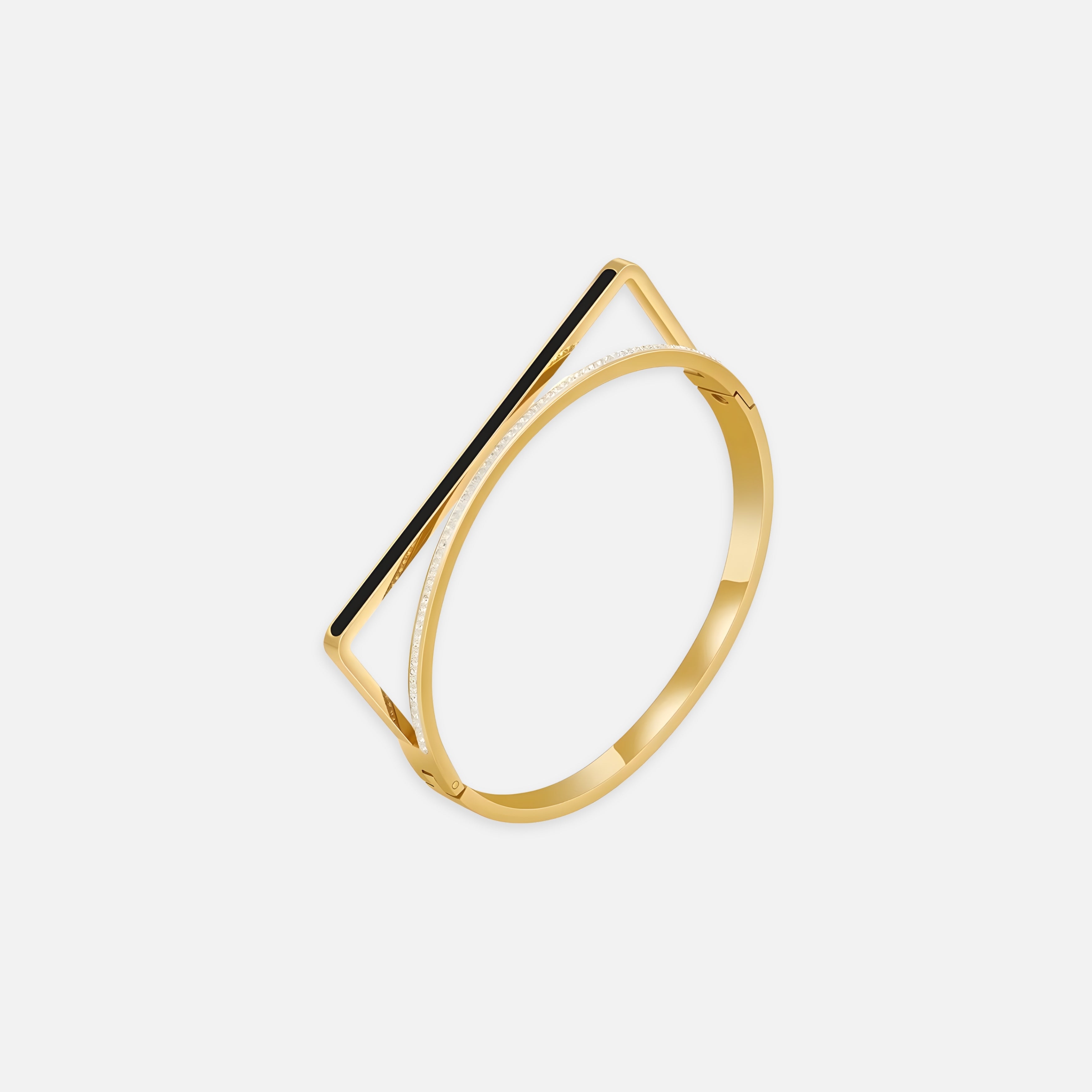 Solis Gold Cuff Bracelet