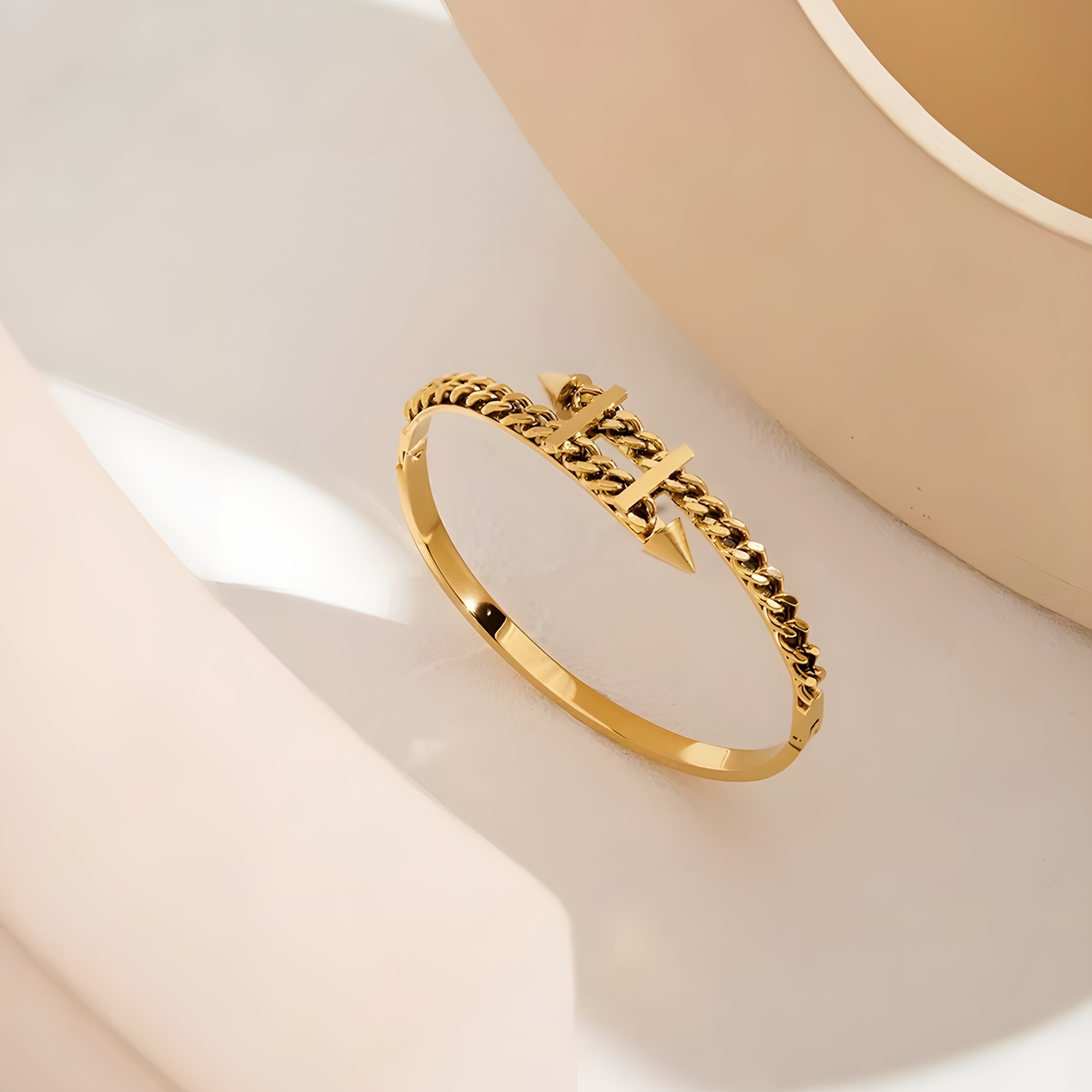 Rebel Chain Spike Bracelet