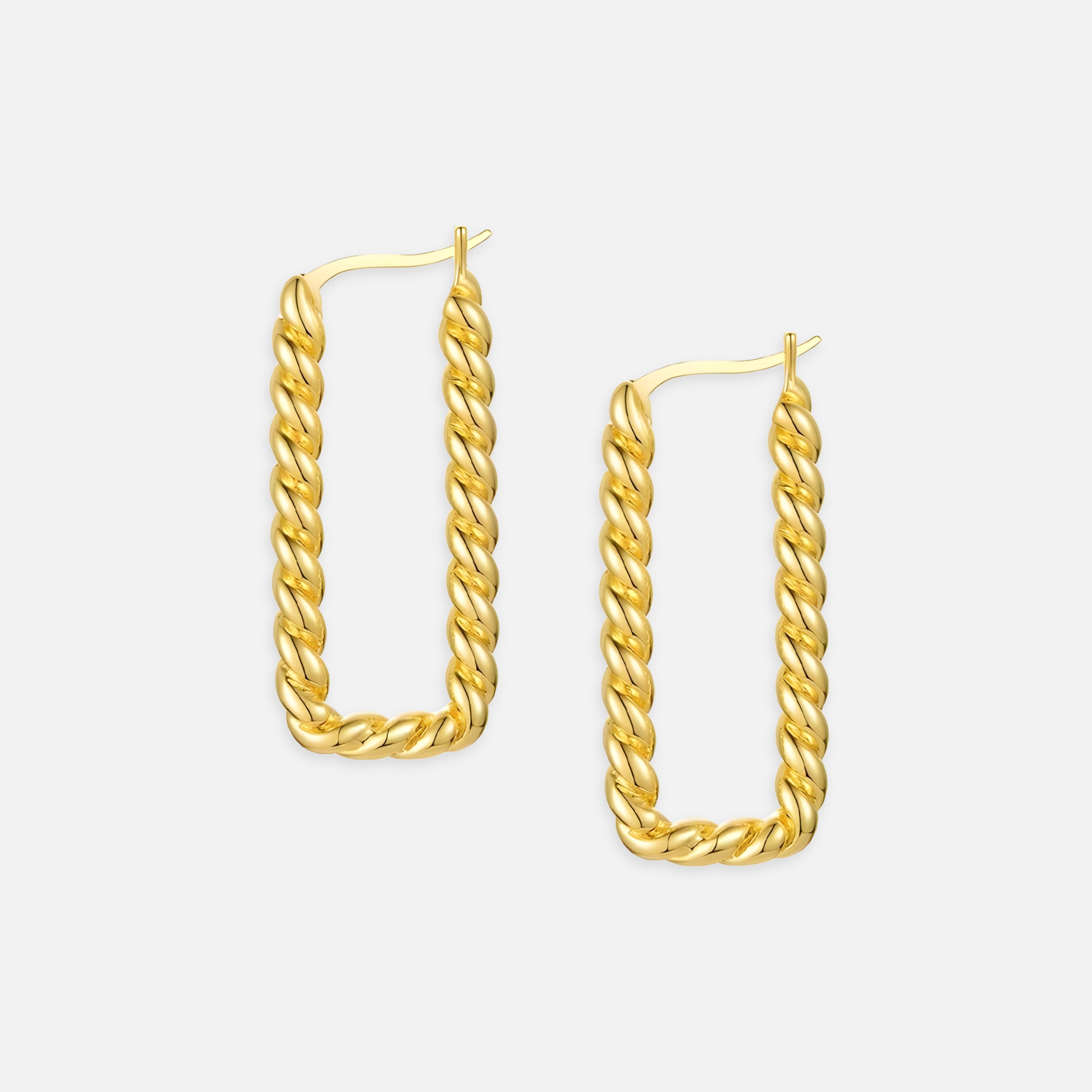ROPE Twisted Earrings