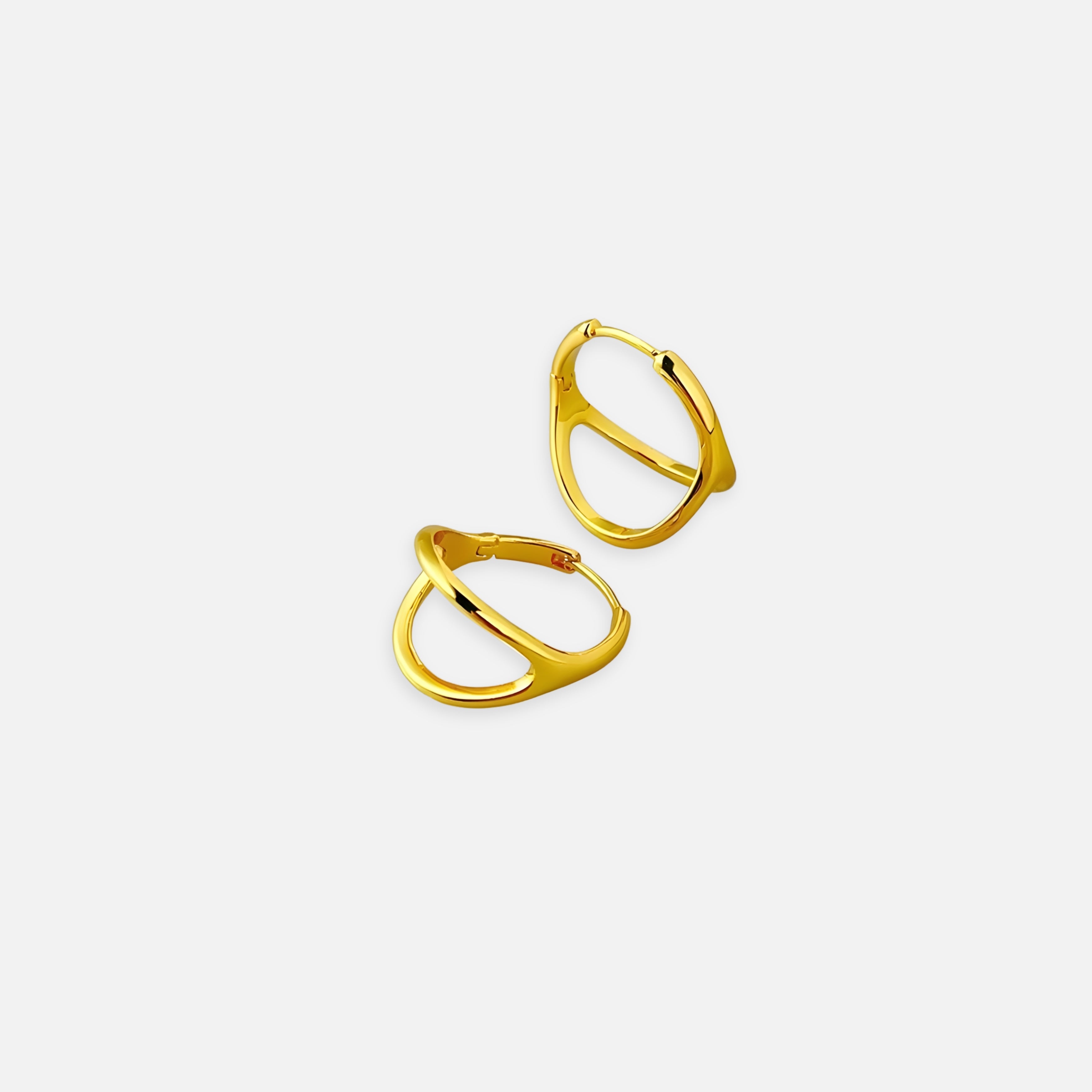 Flow Hoop Earrings