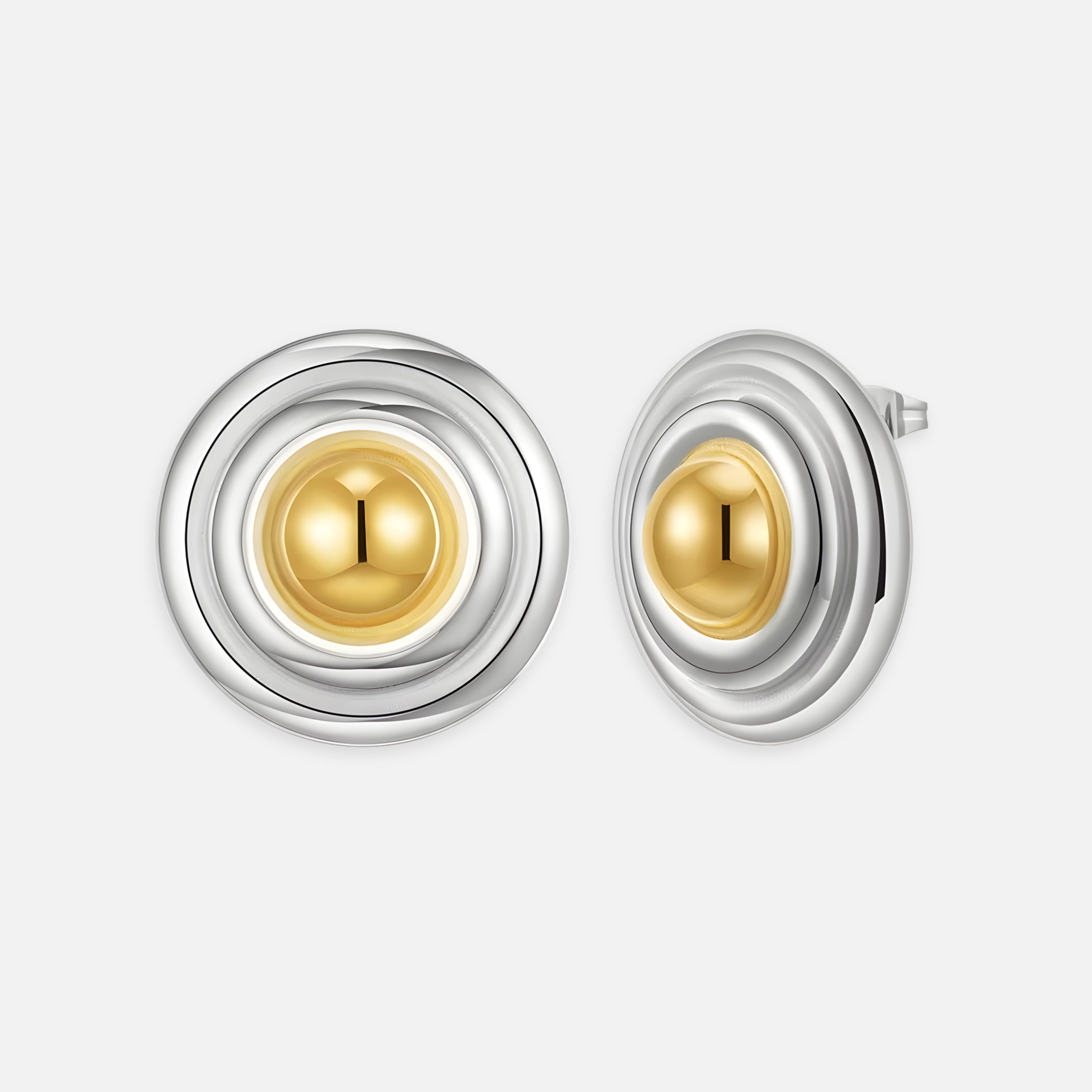 Orbit Dome Stud Earrings