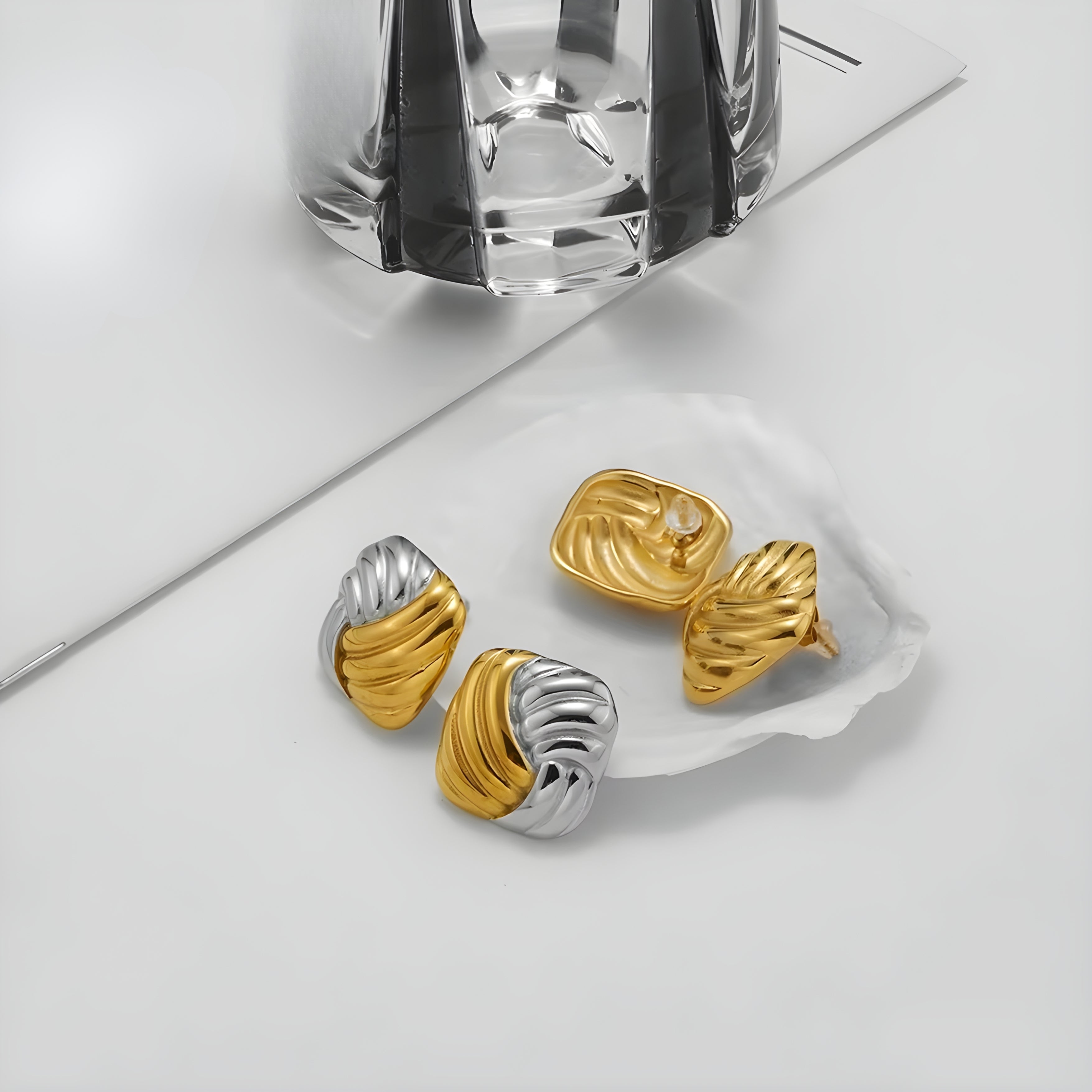 Nerva Twisted Knot Earrings