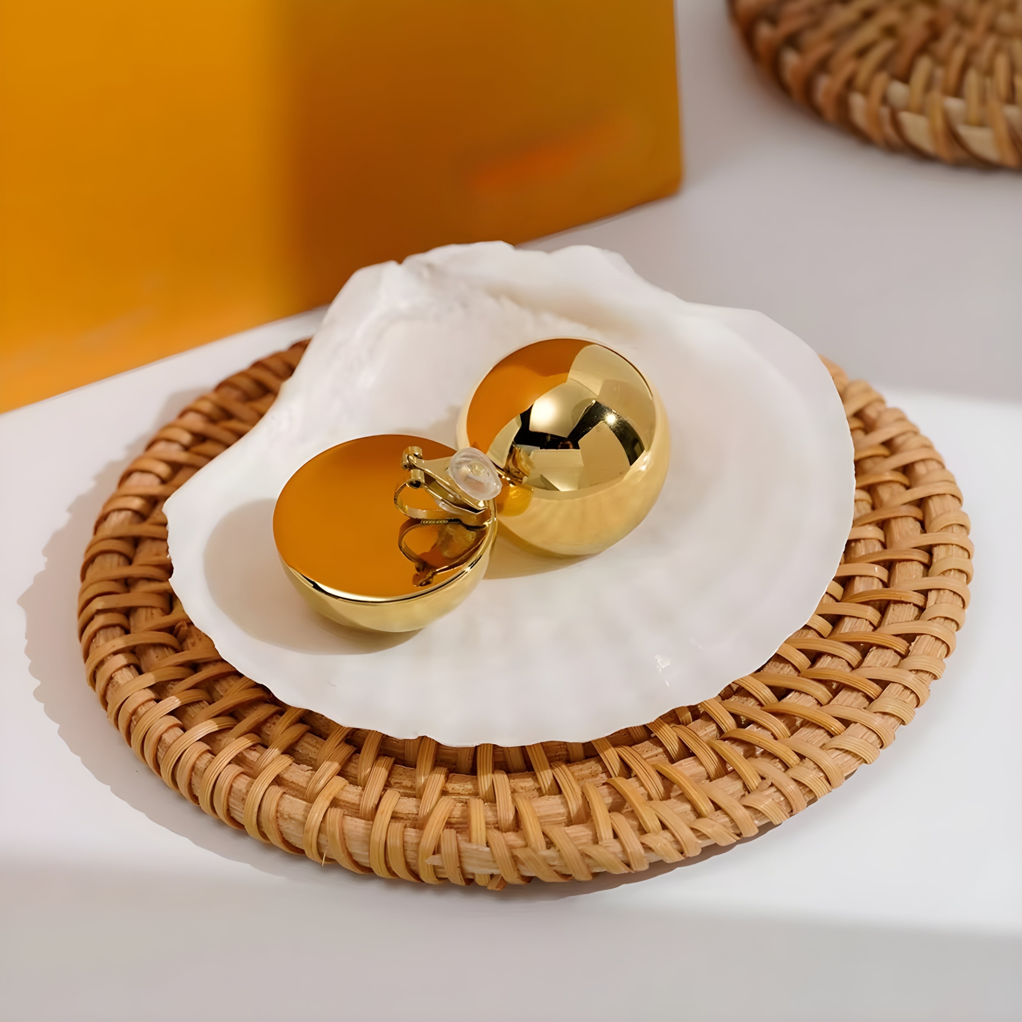 Lunaire Glow Studs Earrings