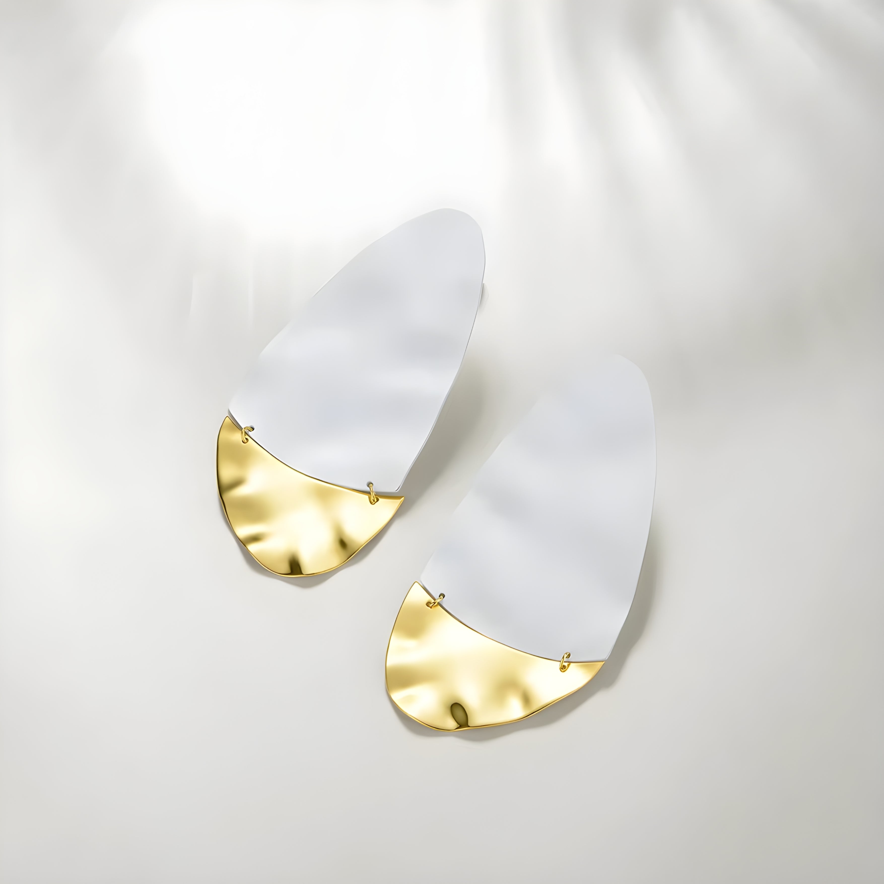 Pebble Geometric Earrings