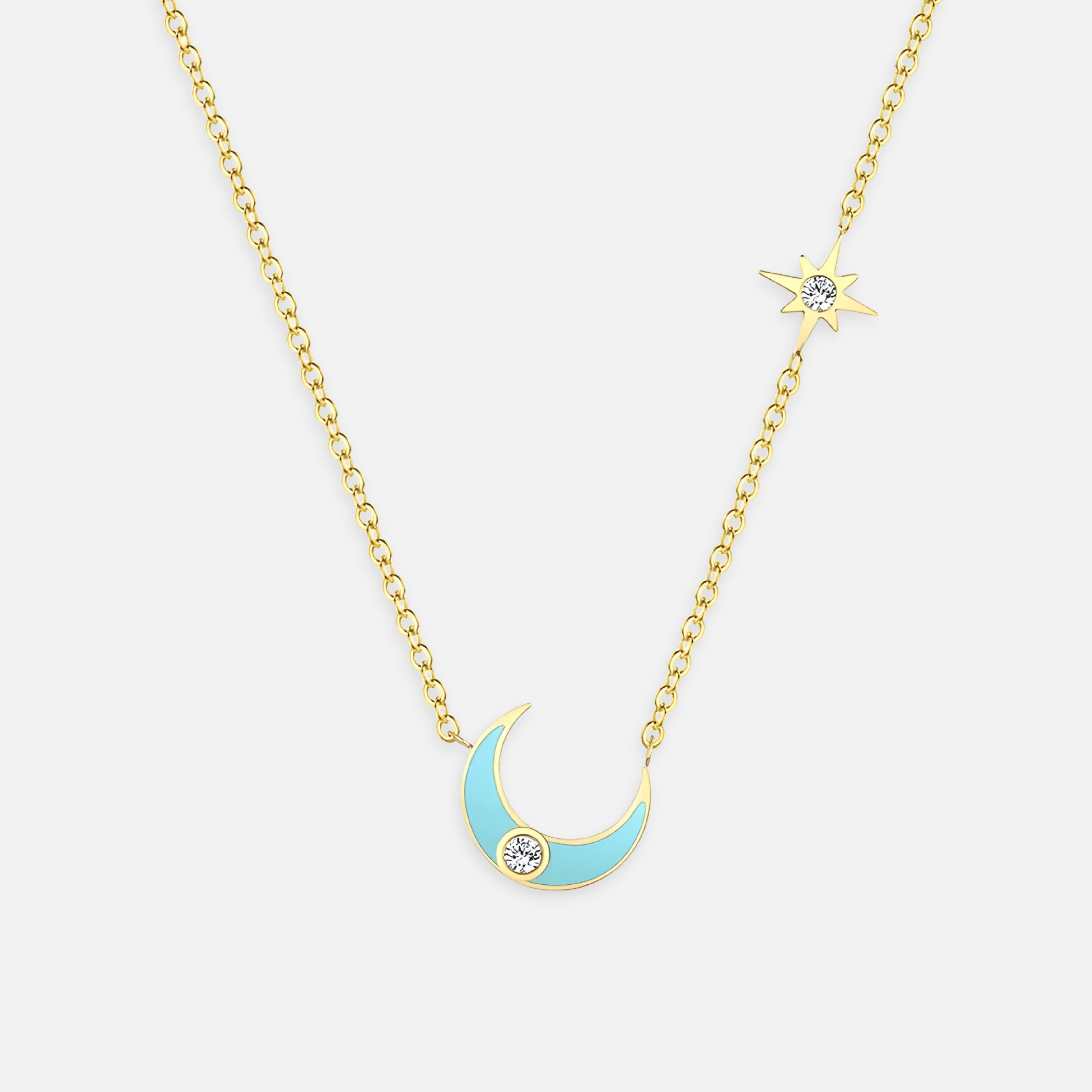 Moon Charm Necklace