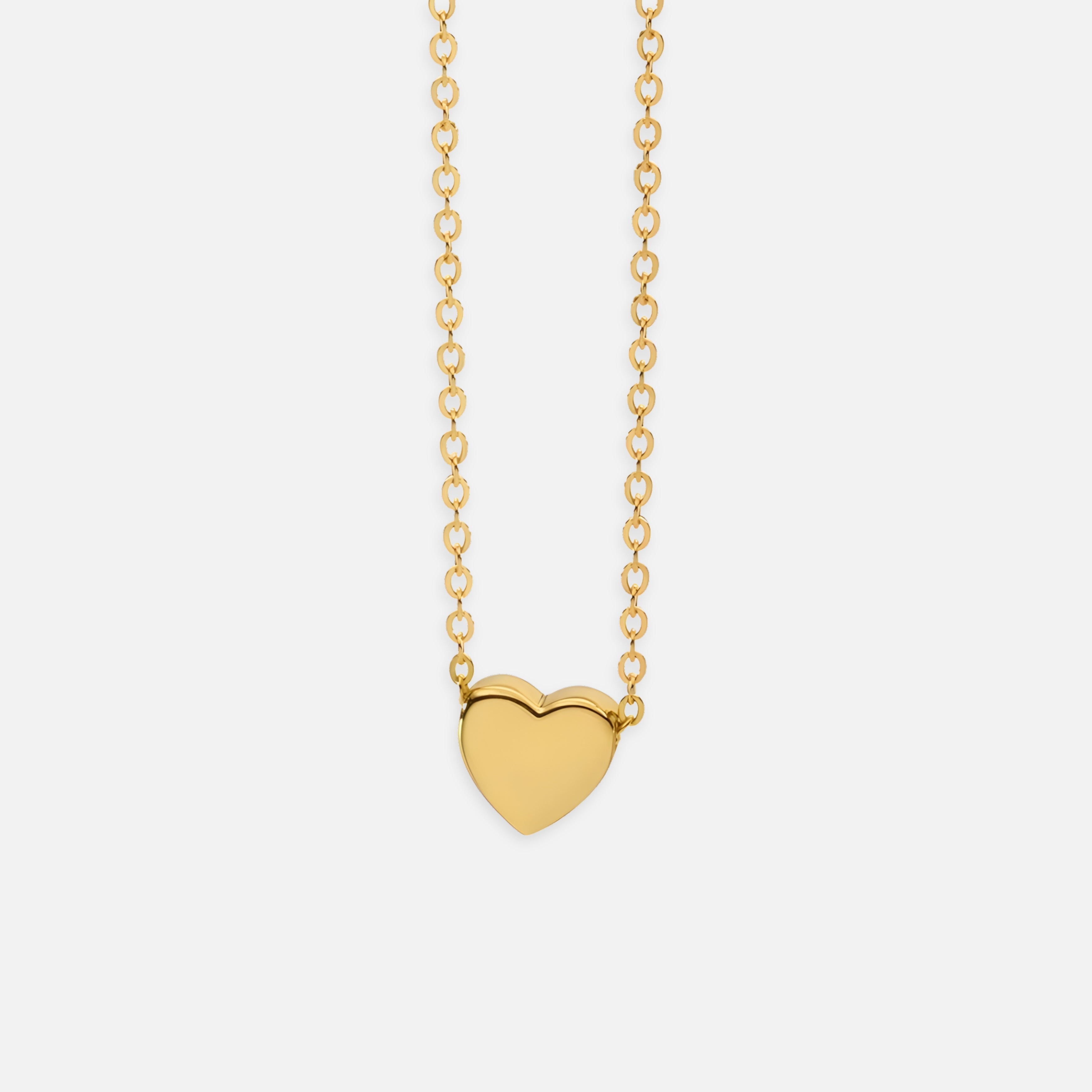 Amora Golden Heart Necklace