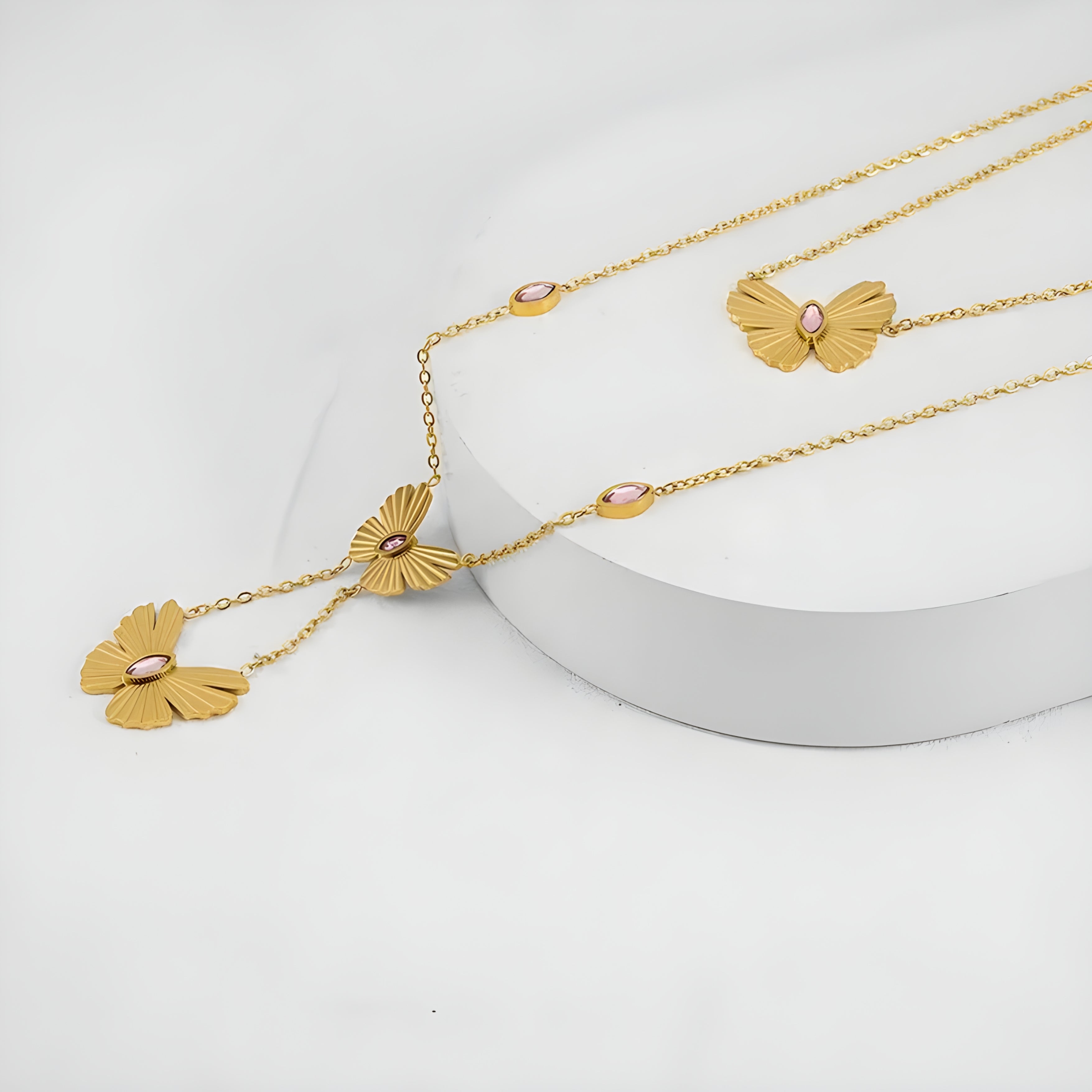 Lunara Butterfly Chain Necklace