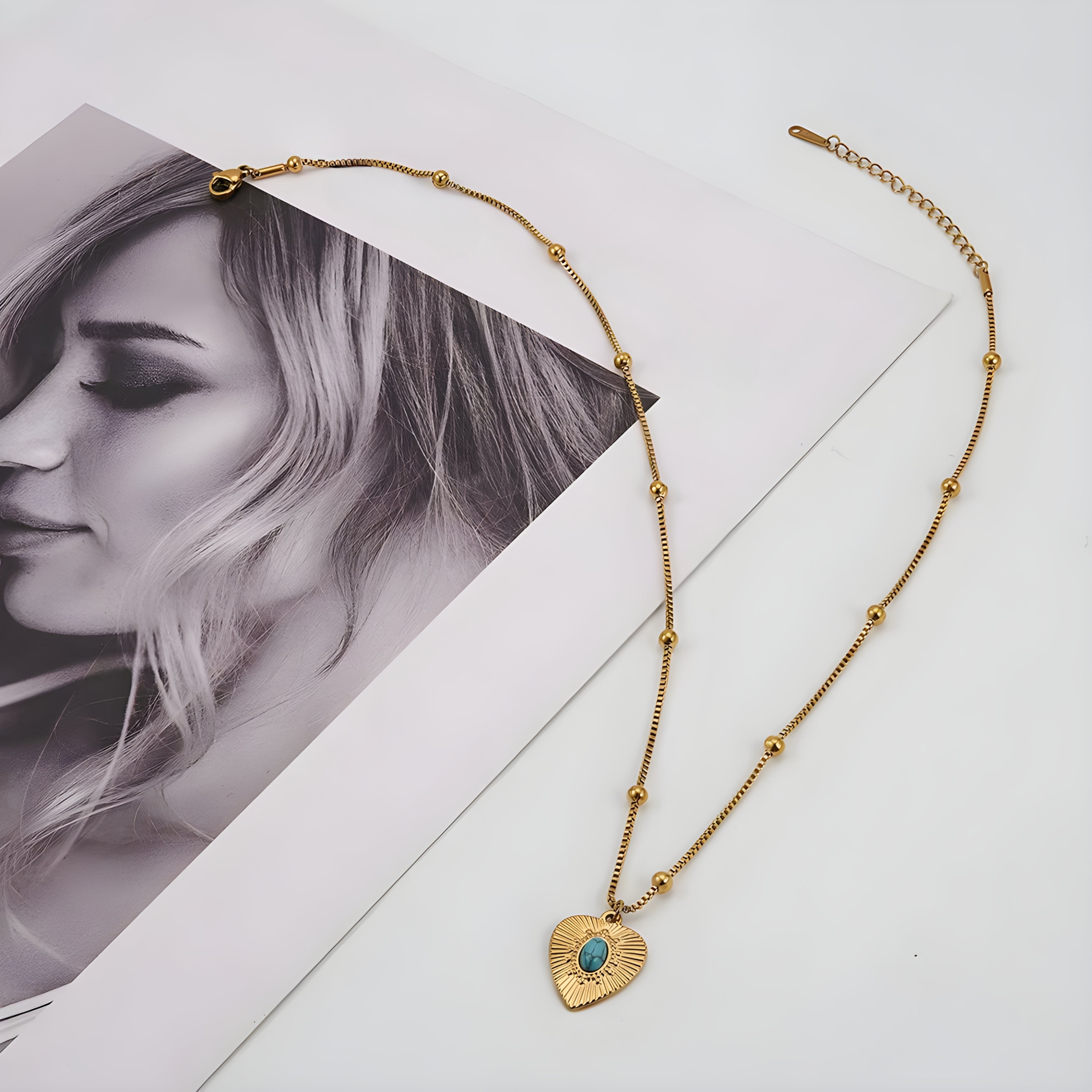 Heart Stone Necklace