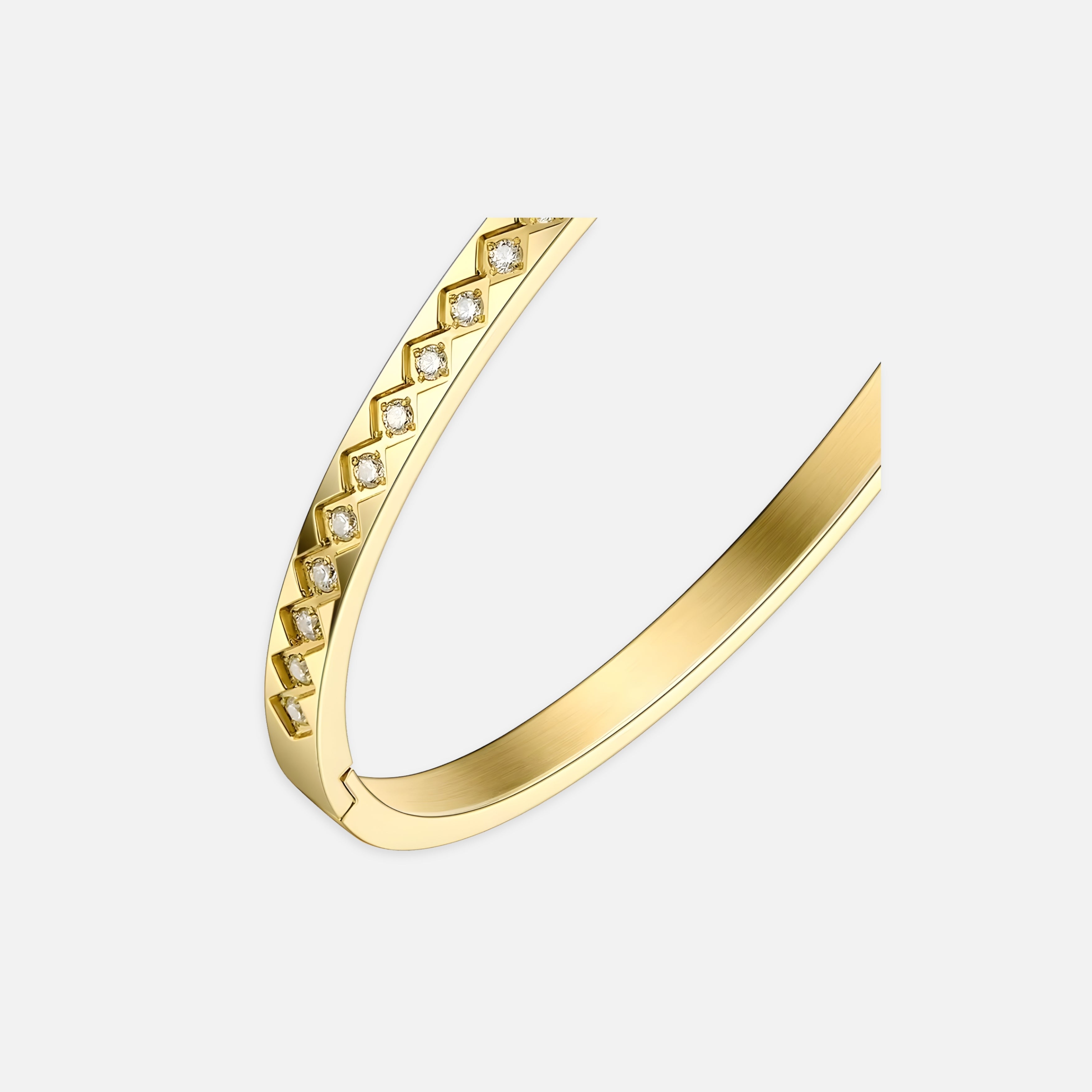 Glimmer Crystal Bangle Bracelet