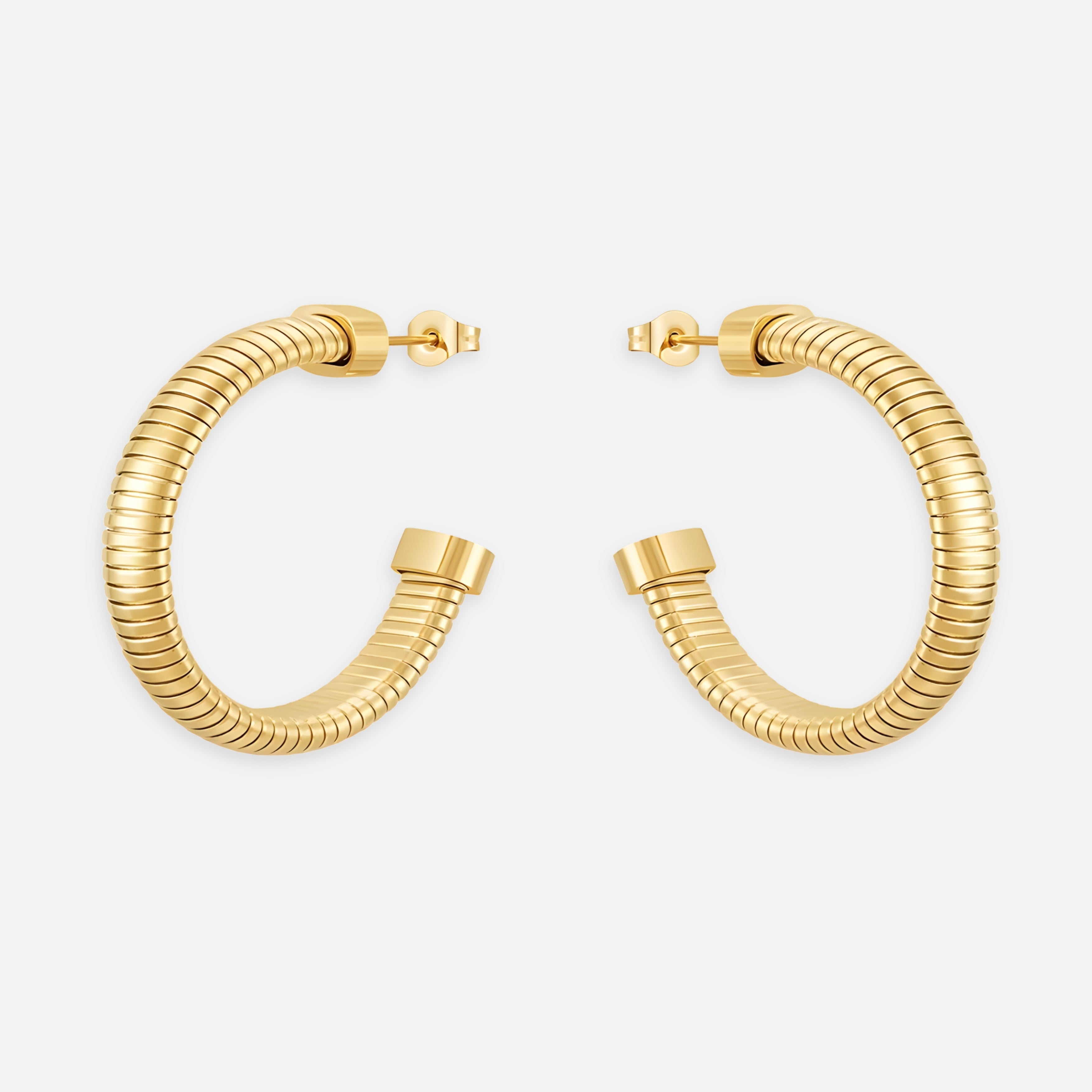 Luxor Chain Gold Earrings