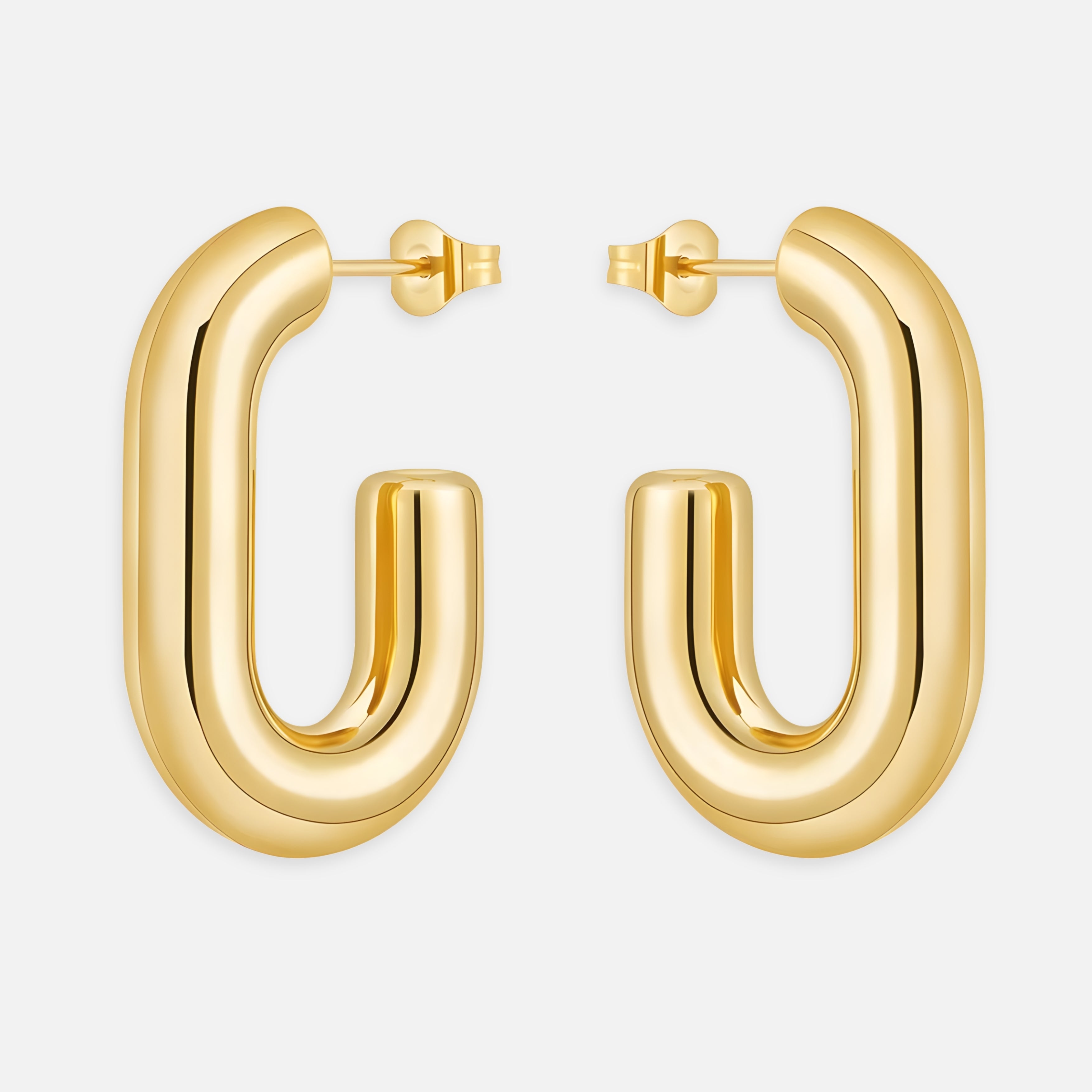Lunox Sculpted Loop Earrings