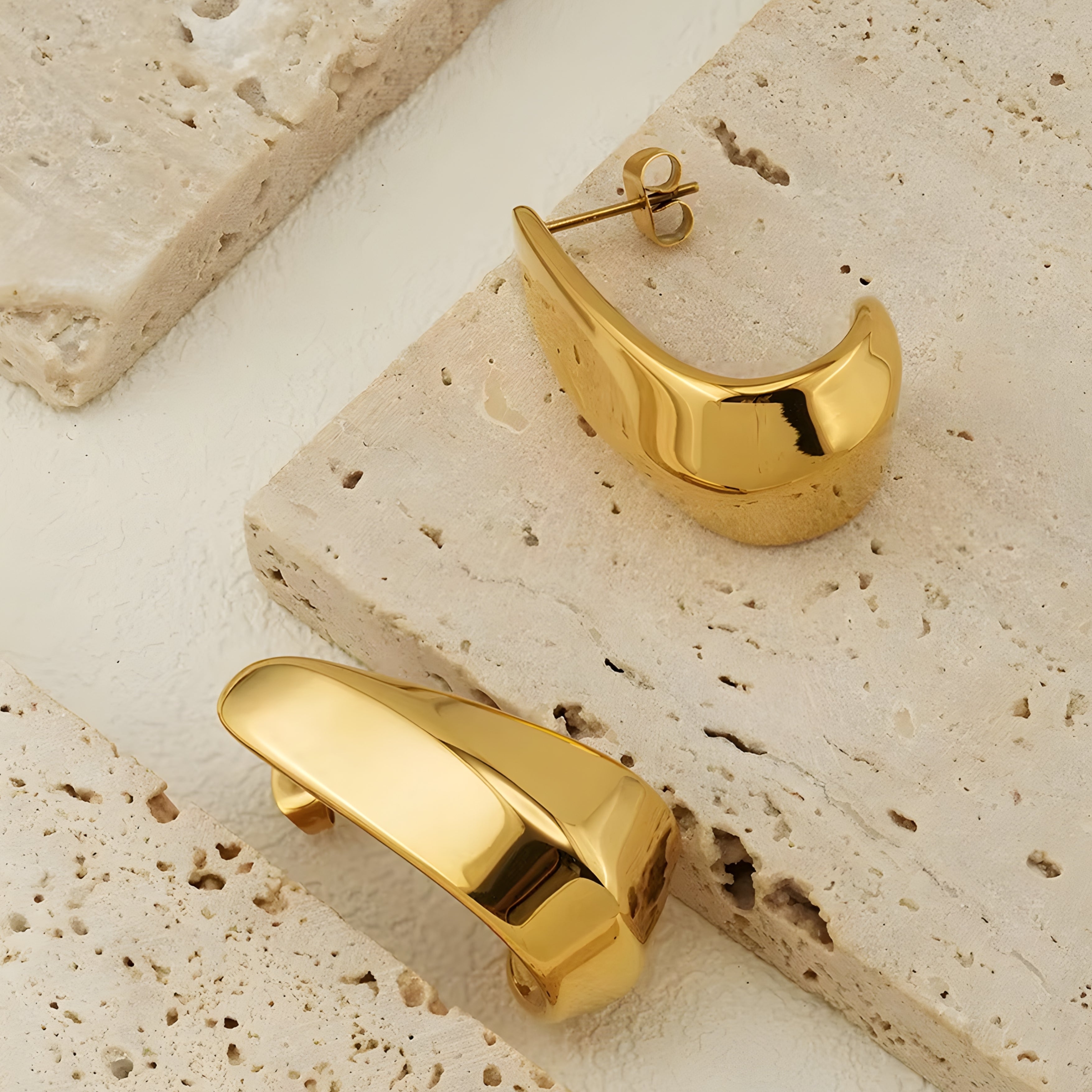Alpine Sculptural Stud Earrings