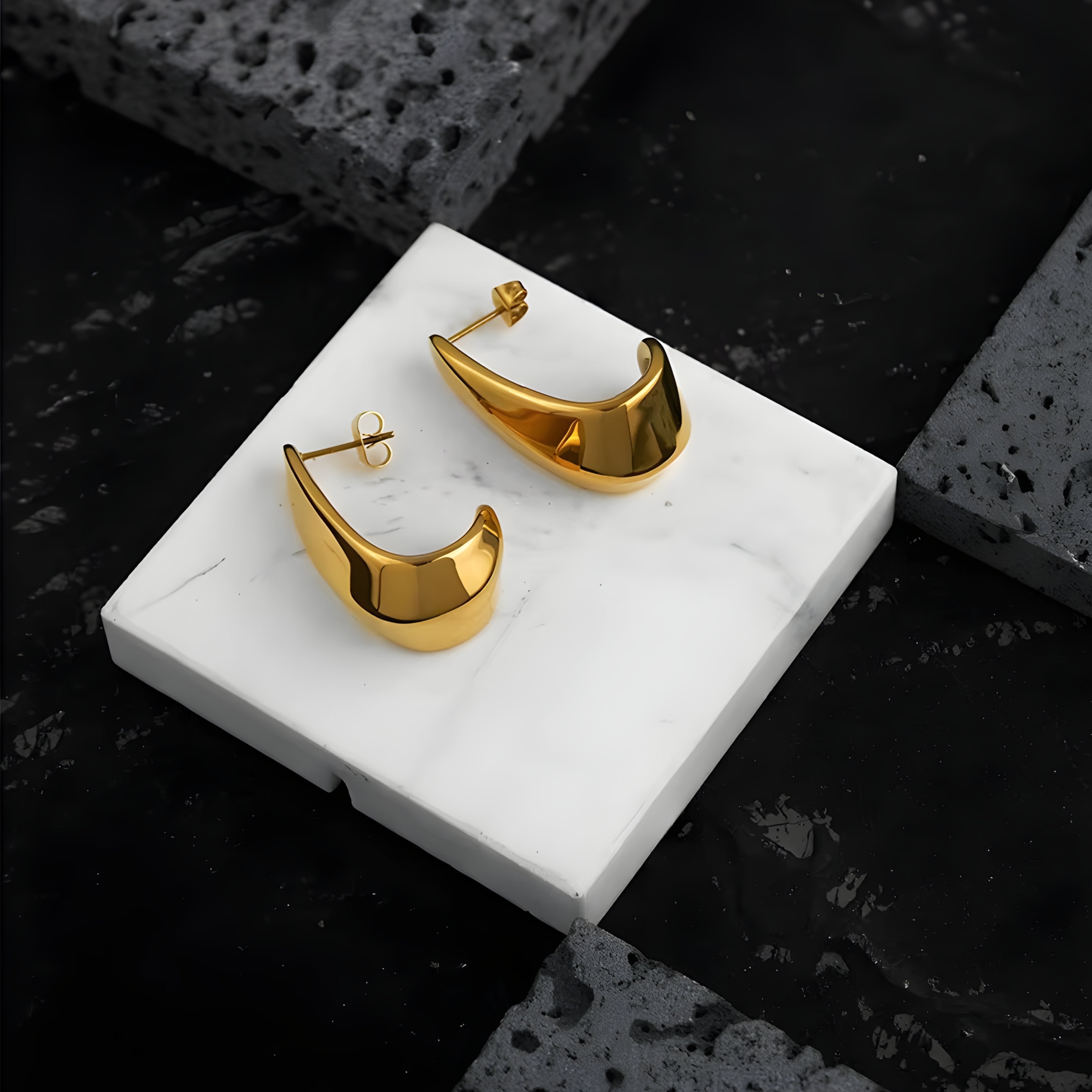 Alpine Sculptural Stud Earrings