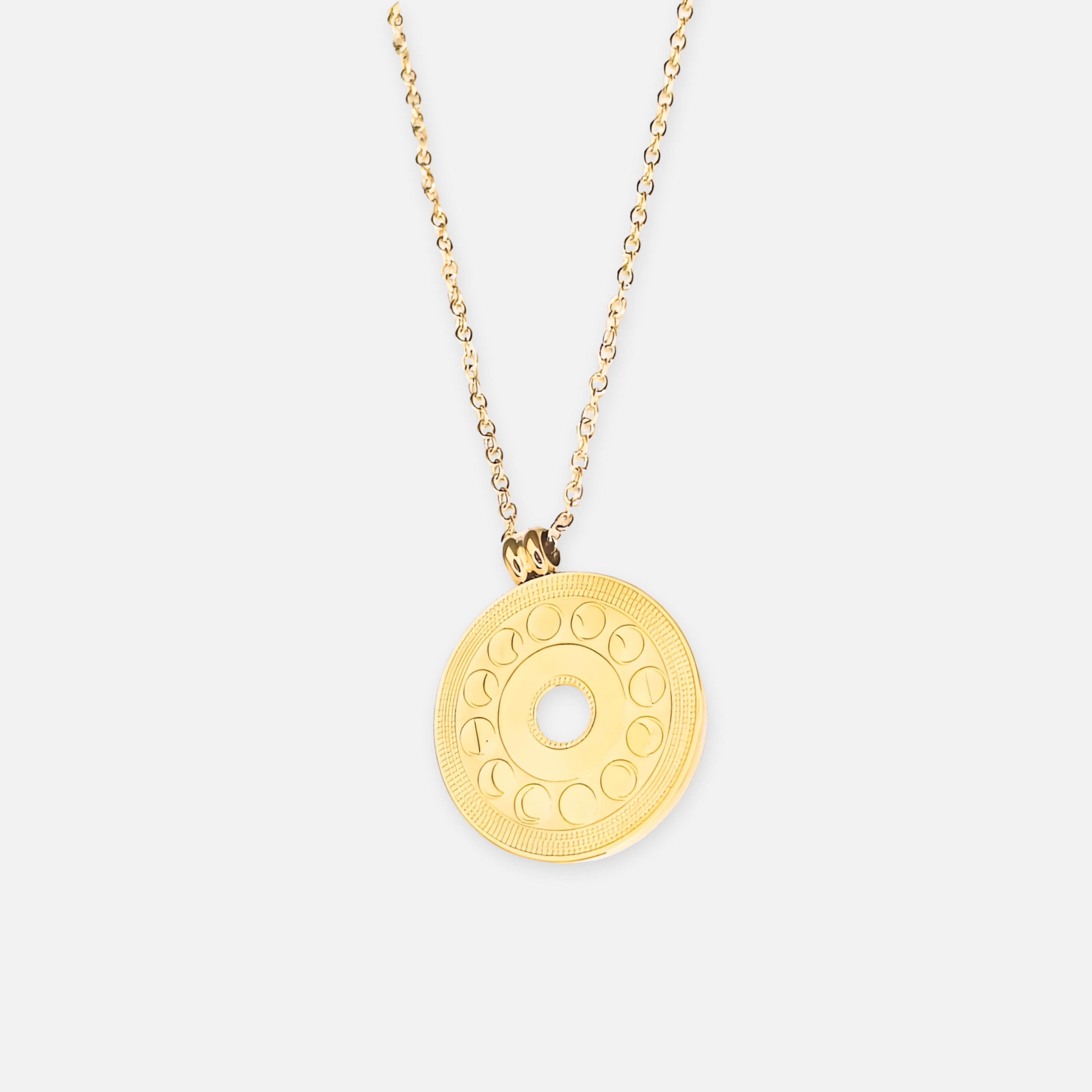 Lunara Coin Gold Necklace