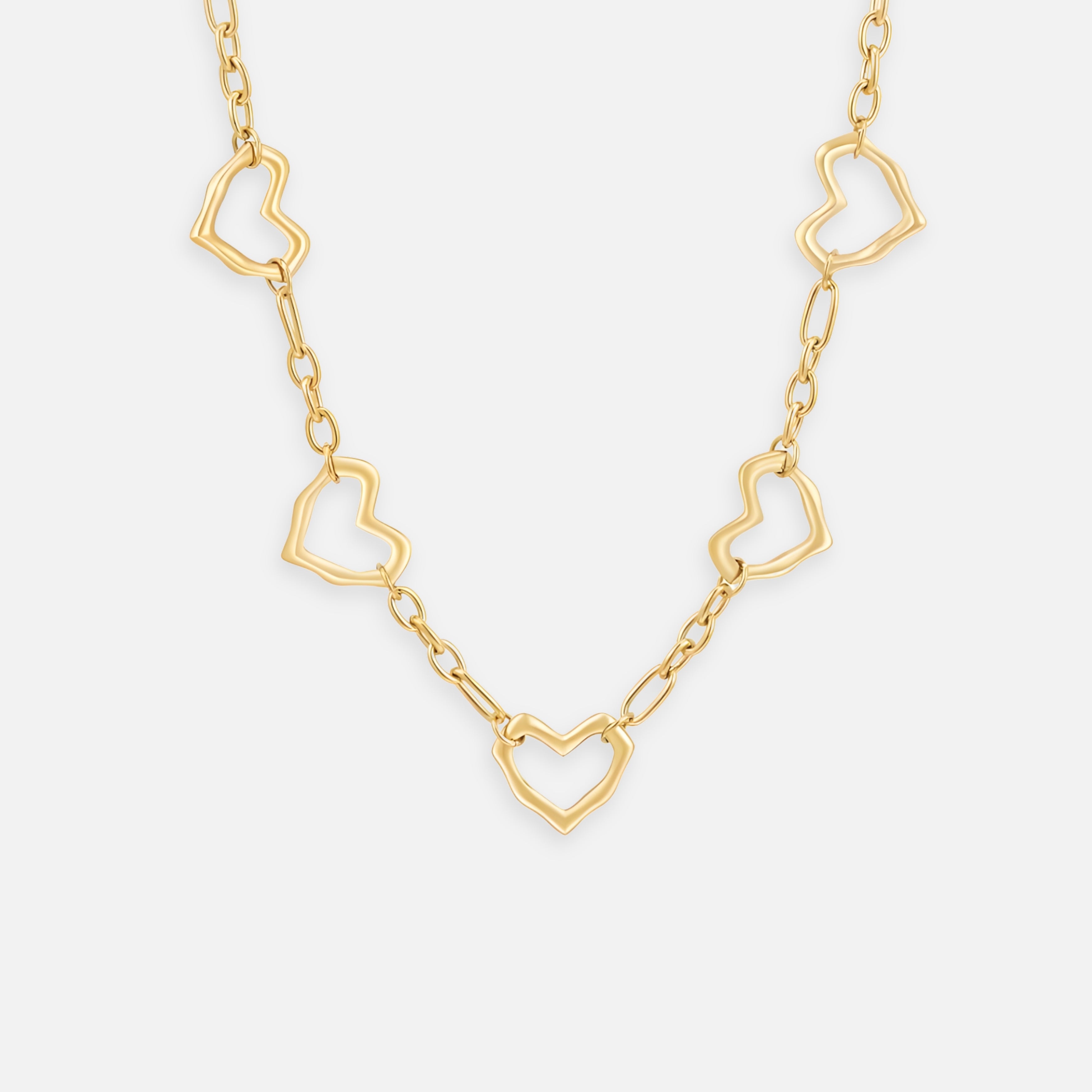 Elara Heart Link Necklace