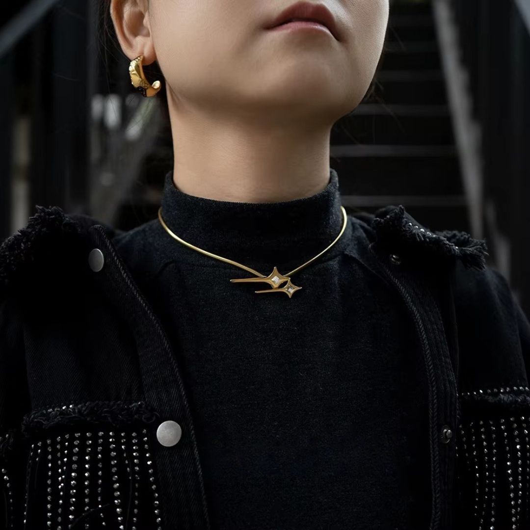 Cosmic Star Pendant Necklace