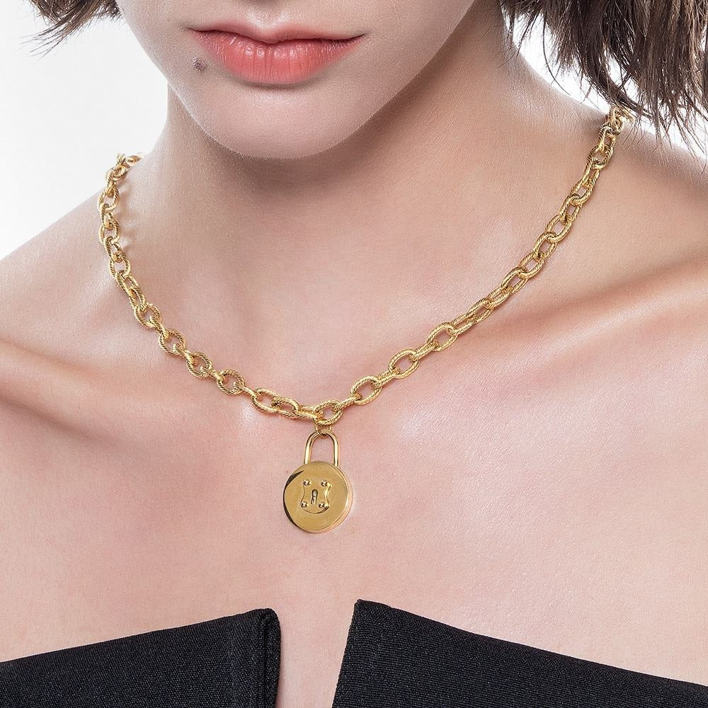 Taylor Lock Necklace
